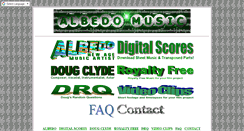 Desktop Screenshot of albedomusic.com